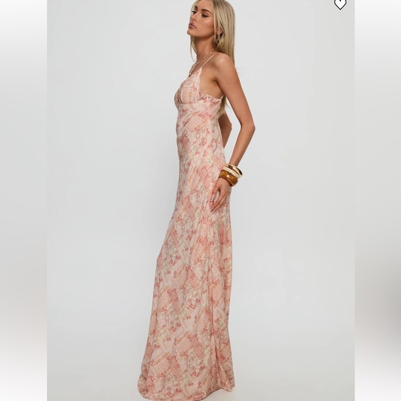 Princess Polly Magnolias Splice Maxi Dress Vintage - Picture 4 of 6